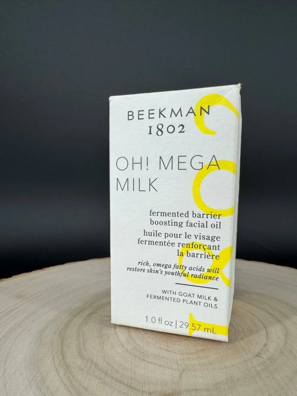 NEW Beekman 1802 Oh! Mega Milk Fermented Barrier Boosting Facial Oil w Goat Milk
